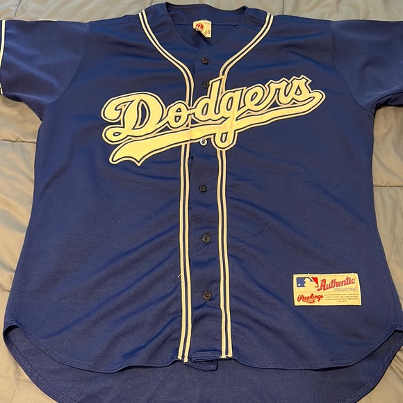 Rawlings, Shirts, Vintage La Dodgers Baseball Jersey Rawlings